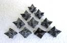 Snowflake Obsidian Merkaba Star